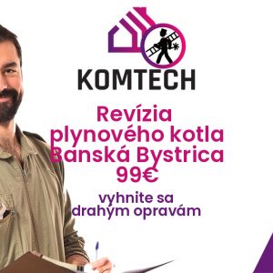 Revízia plynového kotla Banská Bystrica