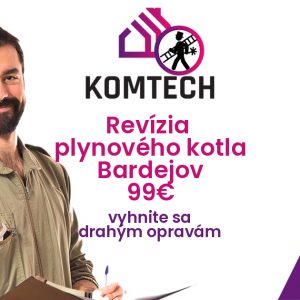 Revízia plynového kotla Bardejov