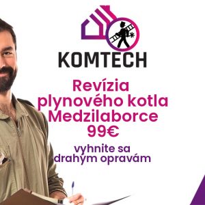 Revízia plynového kotla Medzilaborce