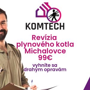 Revízia plynového kotla Michalovce