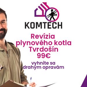 Revízia plynového kotla Tvrdošín