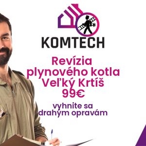 Revízia plynového kotla Veľký Krtíš