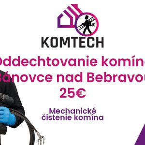 Oddechtovanie komína Bánovce nad Bebravou - Mechanické čistenie komína