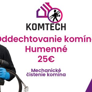 Oddechtovanie komína Humenné - Mechanické čistenie komína
