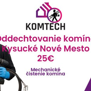 Oddechtovanie komína Kysucké Nové Mesto - Mechanické čistenie komína