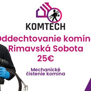 Oddechtovanie komína Rimavská Sobota - Mechanické čistenie komína