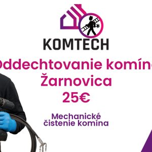 Oddechtovanie komína Žarnovica - Mechanické čistenie komína