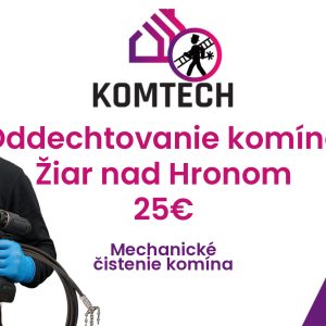 Oddechtovanie komína Žiar nad Hronom - Mechanické čistenie komína