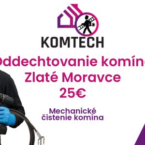 Oddechtovanie komína Zlaté Moravce - Mechanické čistenie komína